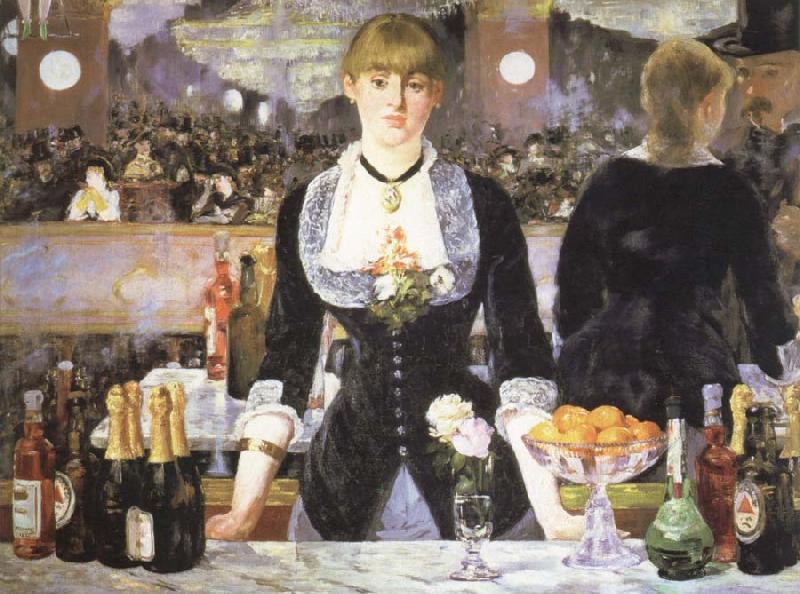 Edouard Manet a bar at the folies bergere